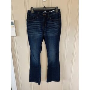 Lee Riders‎ Midrise Bootcut Dark Wash Denim Jeans Women's Size 6P